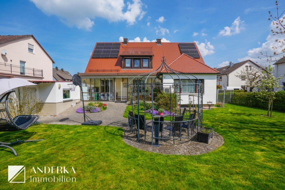 R�ckansicht Einfamilienhaus Leipheim