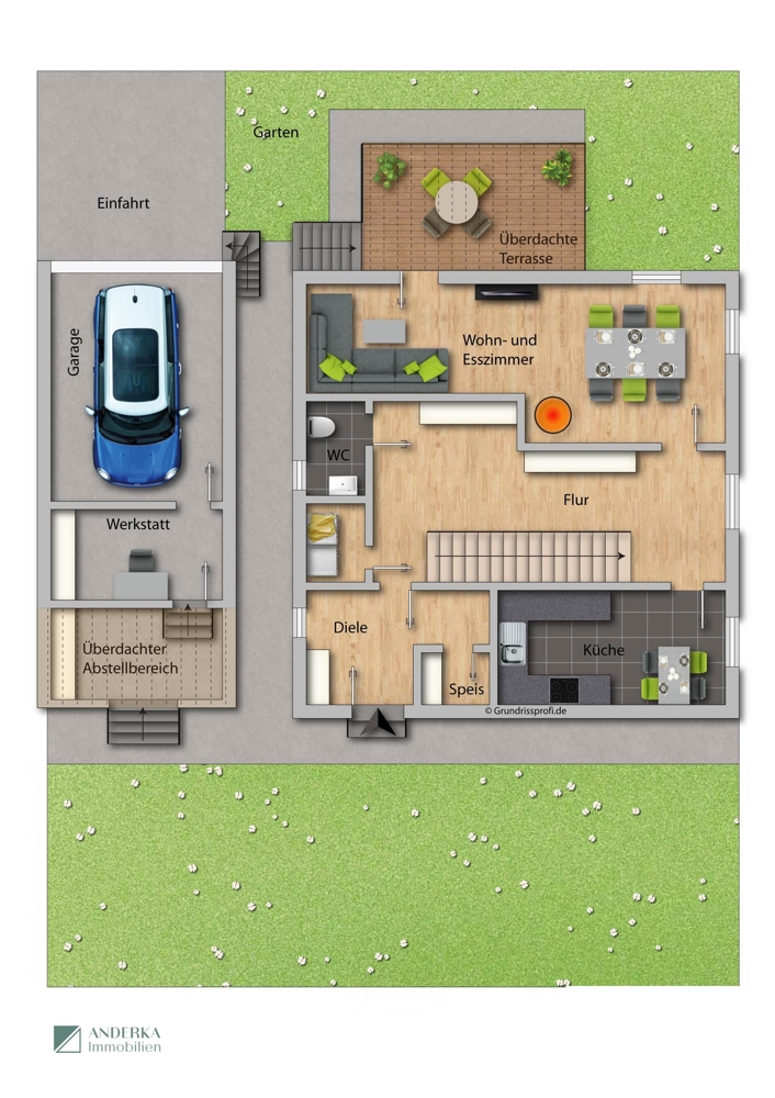Erdgeschoss Einfamilienhaus Pfaffenhofen an der Roth