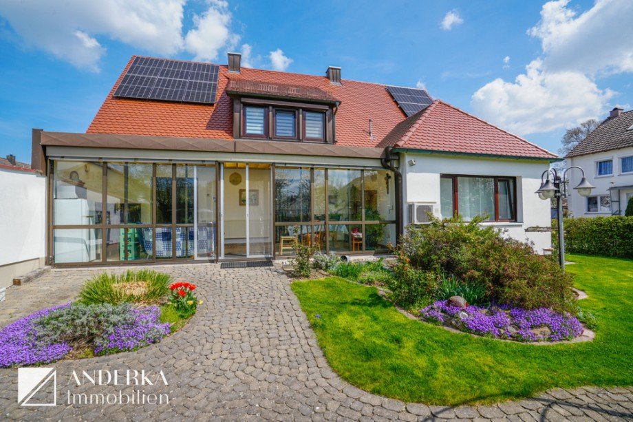 R�ckansicht Einfamilienhaus Leipheim