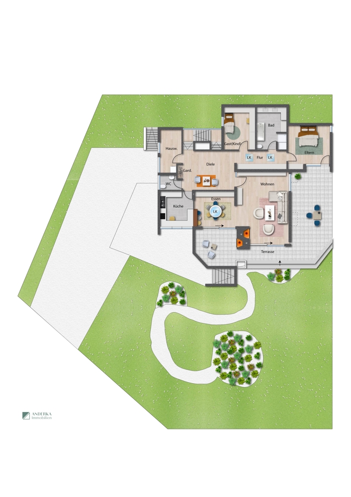 Erdgeschoss Einfamilienhaus Senden