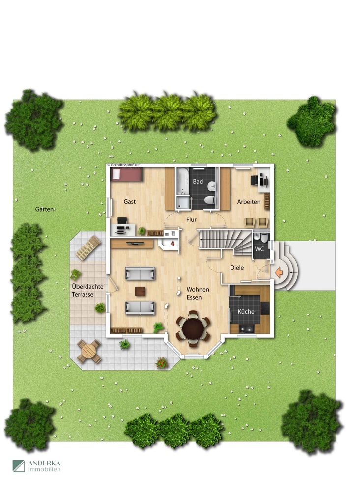 Erdgeschoss Einfamilienhaus Bubesheim