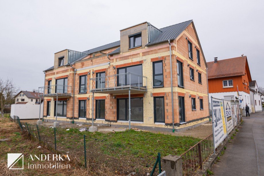 Hausansicht Erdgeschosswohnung Dietenheim