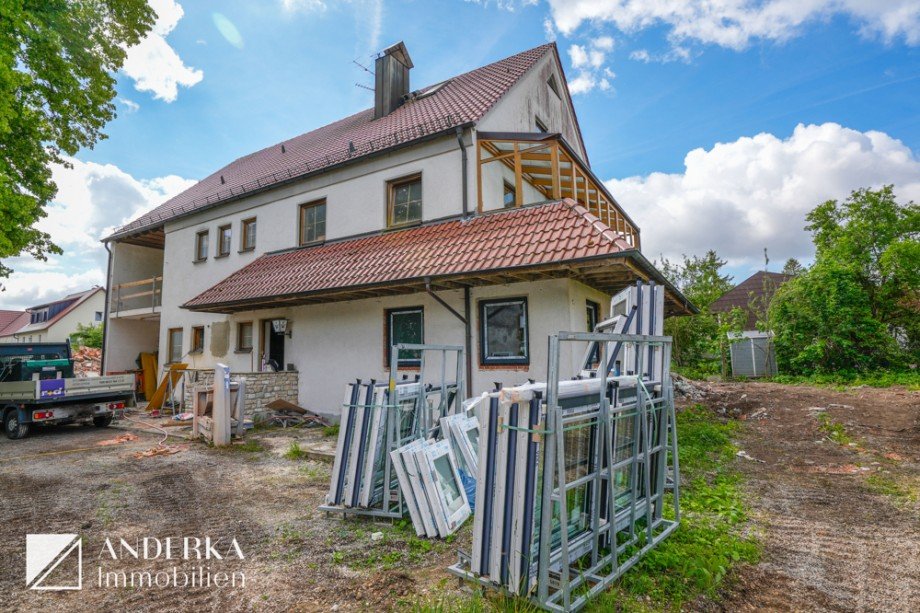 Au�enansicht Dachgeschosswohnung Haunsheim