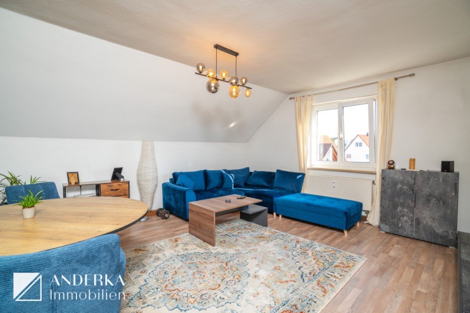 WE 3 - Wohnzimmer Mehrfamilienhaus Burgau