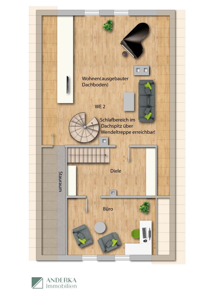 Wohnung 2 Obergeschoss Zweifamilienhaus Ichenhausen