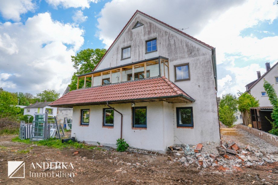 Au�enansicht aktuell Dachgeschosswohnung Haunsheim