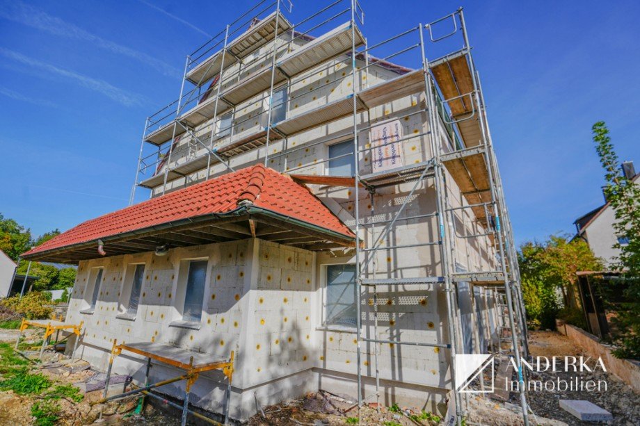 Baufortschritt Dachgeschosswohnung Haunsheim