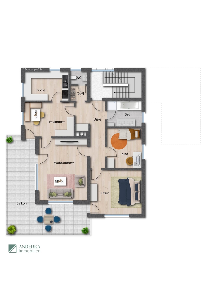 1. Obergeschoss Zweifamilienhaus Offingen