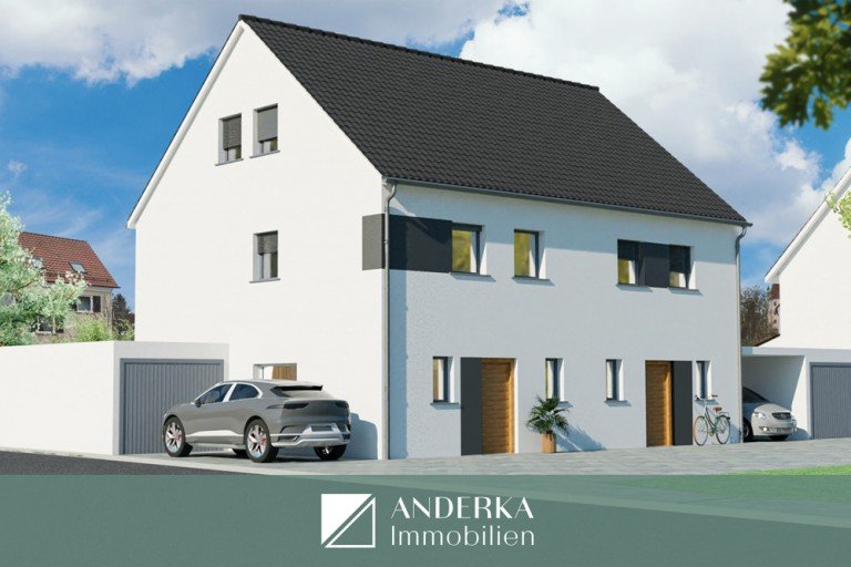  Haunsheim Doppelhaush�lfte Das perfekte Zuhause - Neubau-Doppelhaush�lfte mit Keller im KFW-55-Standard in Haunsheim!