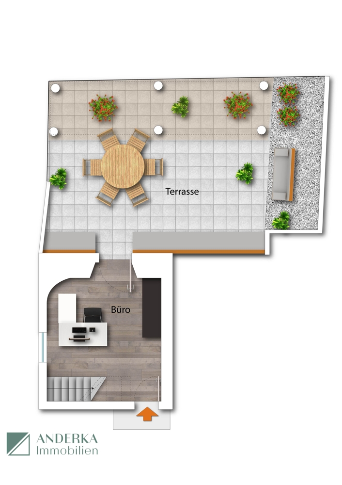 Erdgeschoss B�rohaus G�nzburg