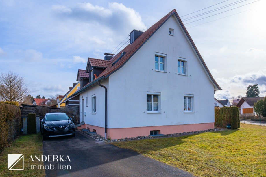 Au�enansicht Doppelhaush�lfte Ichenhausen