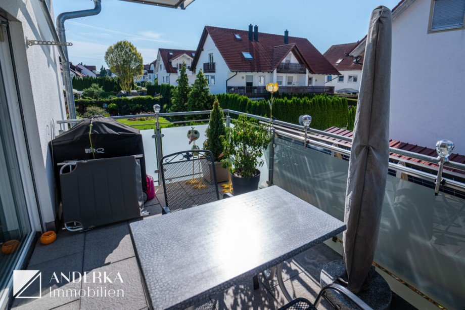 Balkon Etagenwohnung Gundelfingen an der Donau