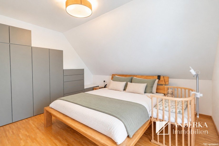 Schlafzimmer Doppelhaush�lfte G�nzburg / Nornheim