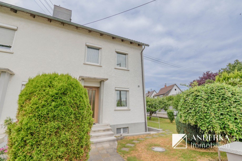 Au�enansicht Doppelhaush�lfte G�nzburg