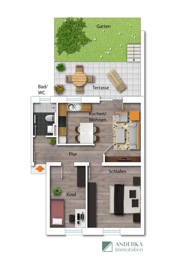  Erdgeschosswohnung Senden