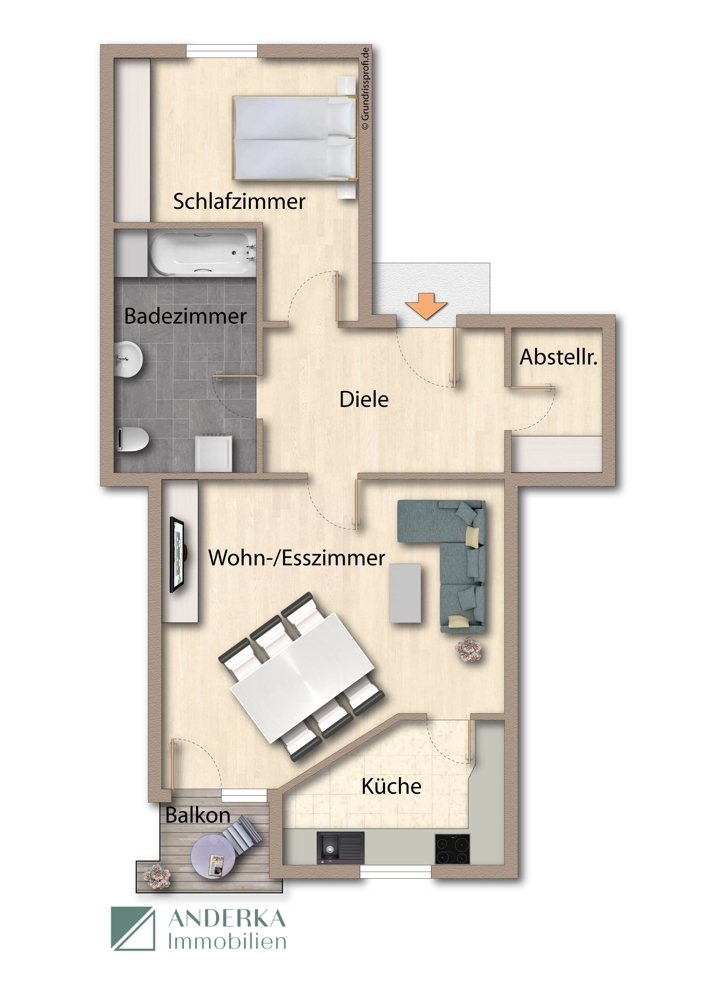  Etagenwohnung G�nzburg / Denzingen
