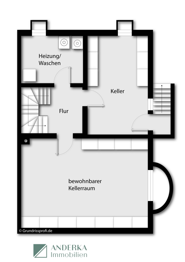 Keller Doppelhaush�lfte G�nzburg