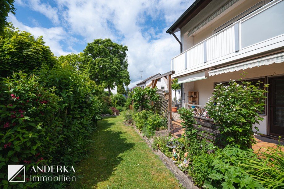 Gemeinschaftsgarten Dachgeschosswohnung Leipheim