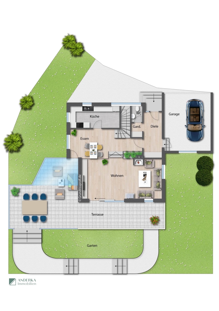 Erdgeschoss Einfamilienhaus G�nzburg / Reisensburg