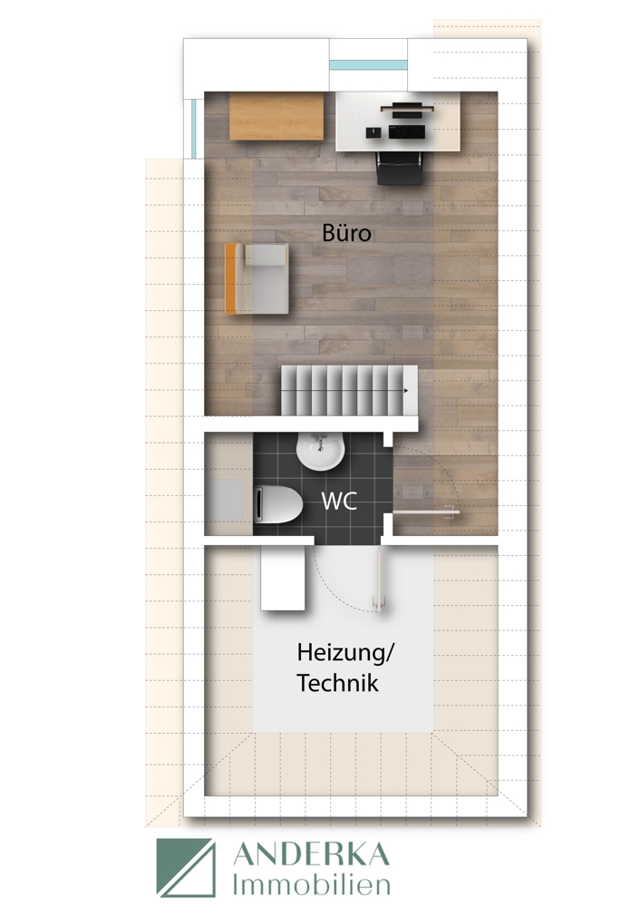 Dachgeschoss B�rohaus G�nzburg