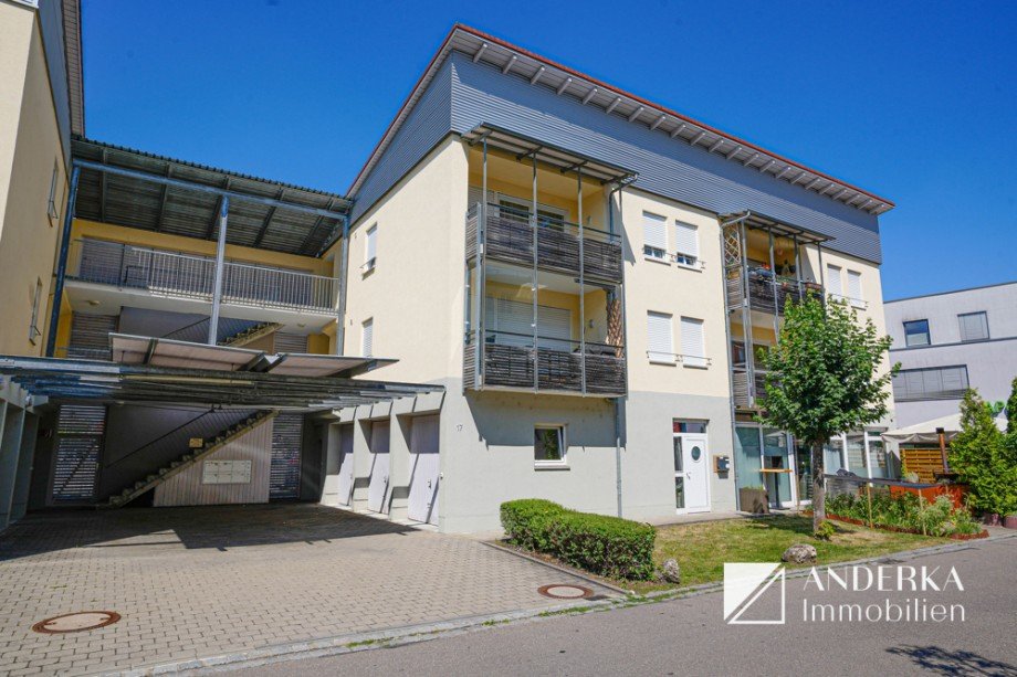 Hausansicht Etagenwohnung G�nzburg