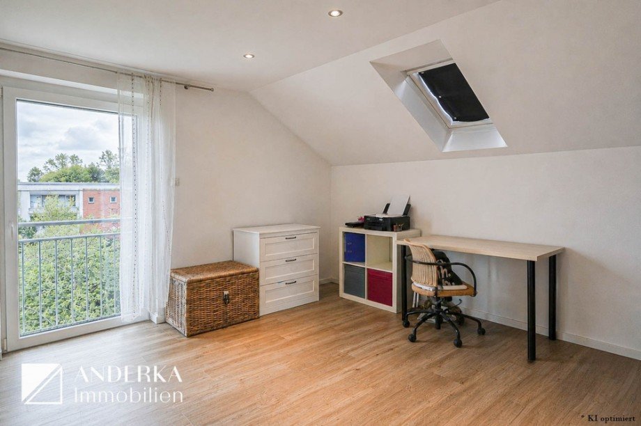 Schlafzimmer Dachgeschosswohnung Leipheim