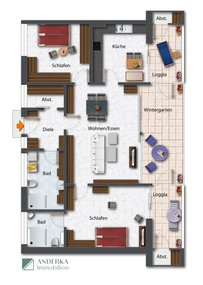  Etagenwohnung Neu-Ulm