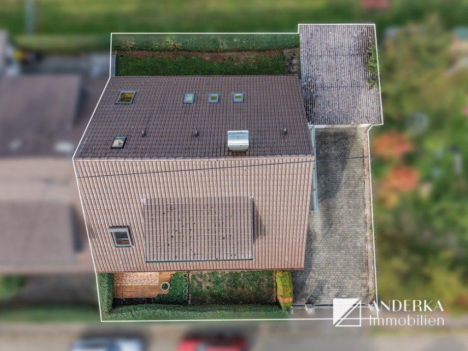 Luftaufnahme Doppelhaush�lfte G�nzburg
