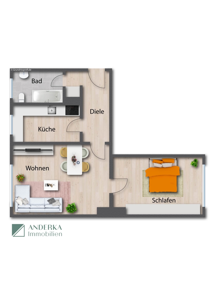 Grundriss Etagenwohnung M�nchen