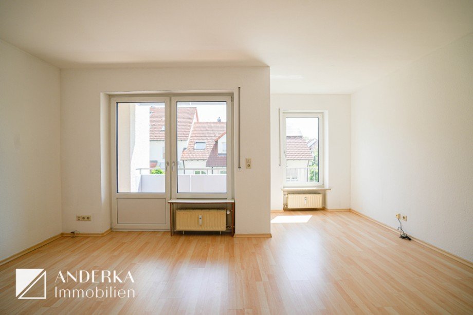 Wohnzimmer Etagenwohnung G�nzburg
