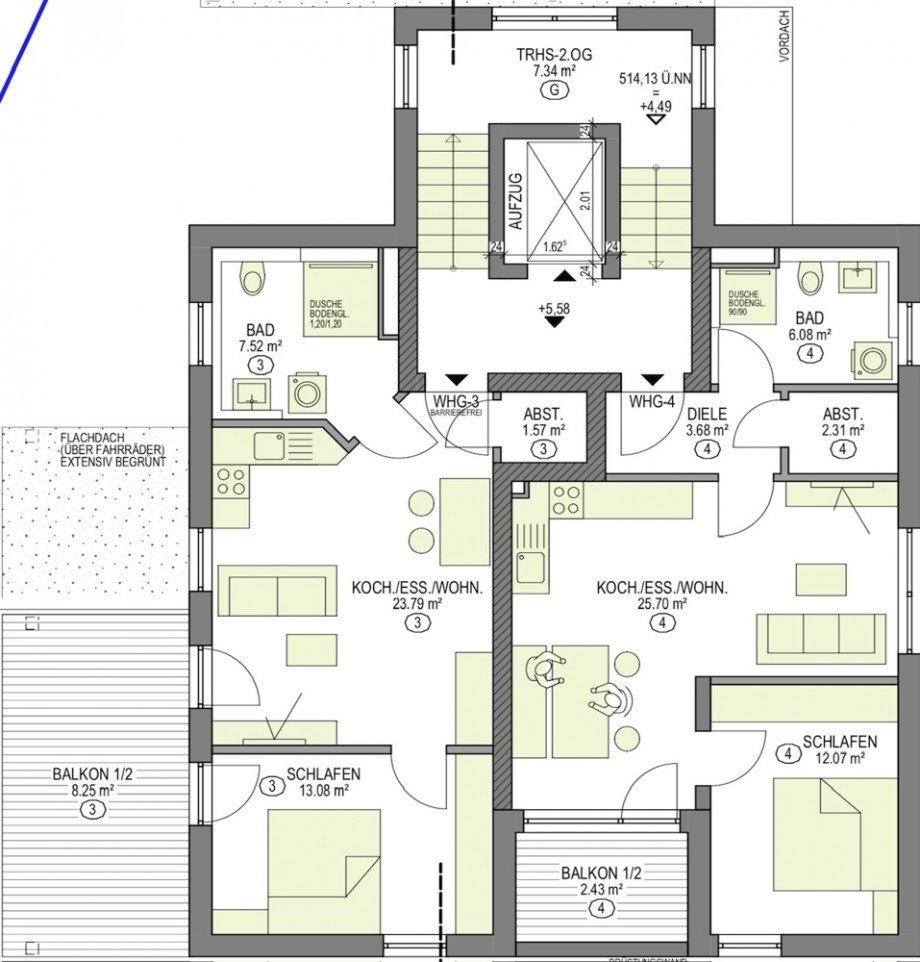 Wohnung Nr. 3 Etagenwohnung Krumbach
