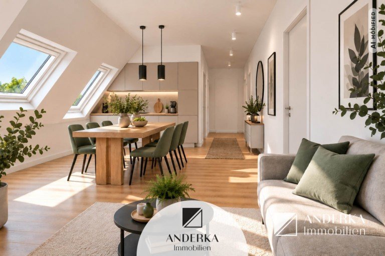  Haunsheim Dachgeschosswohnung Adler Areal: KfW-55-Dachgeschosswohnung mit Balkon - provisionsfrei!