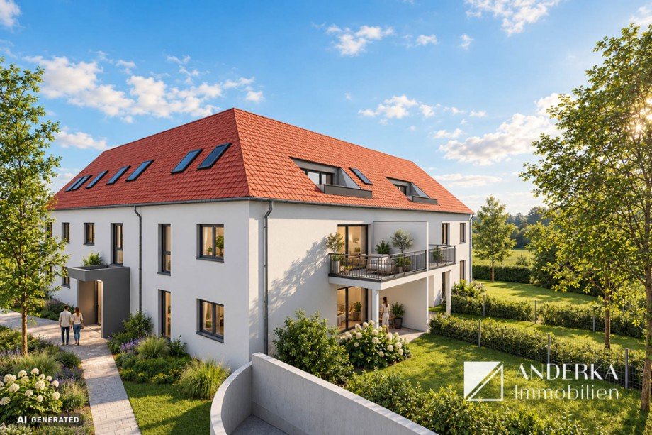 Au�envisualisierung Dachgeschosswohnung Bubesheim