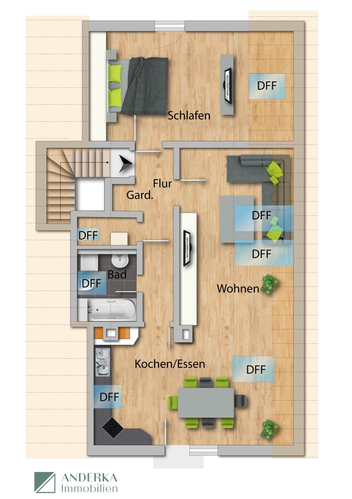  Dachgeschosswohnung Leipheim