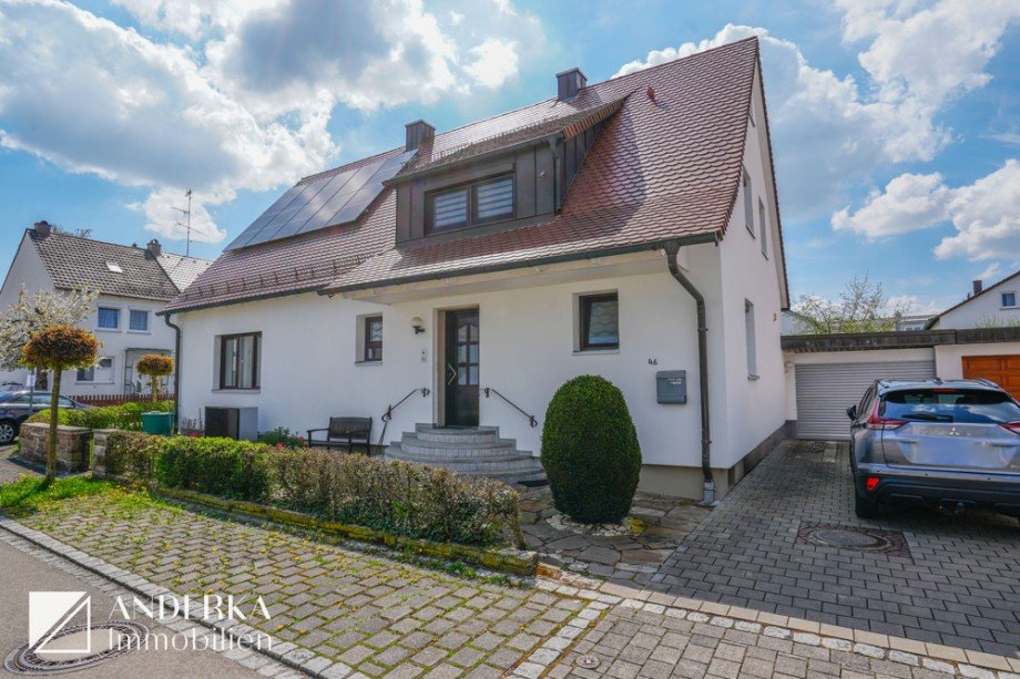 Vorderansicht Einfamilienhaus Leipheim