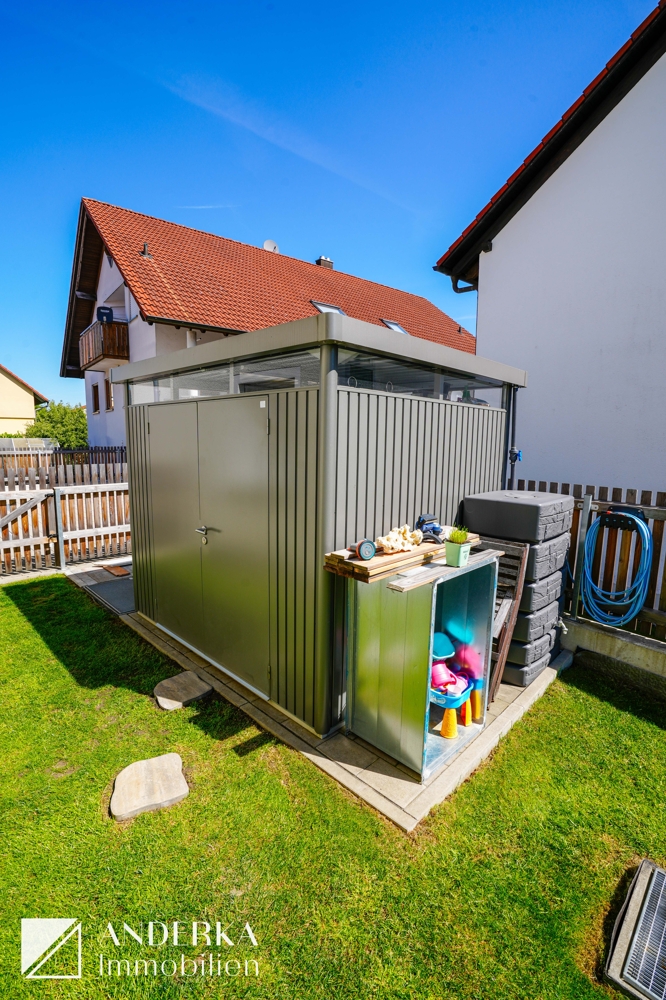 Gartenh�tte Erdgeschosswohnung Leipheim