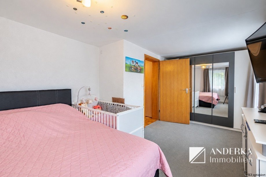 Schlafzimmer Doppelhaush�lfte Waldstetten