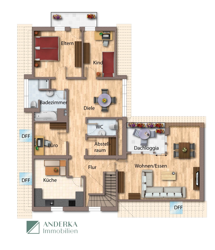  Dachgeschosswohnung G�nzburg / Riedhausen