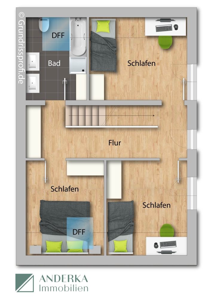 Dachgeschoss Doppelhaush�lfte G�nzburg / Nornheim