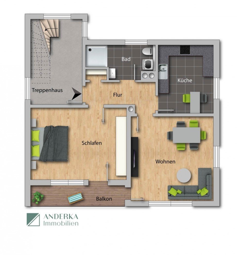  Etagenwohnung Burgau