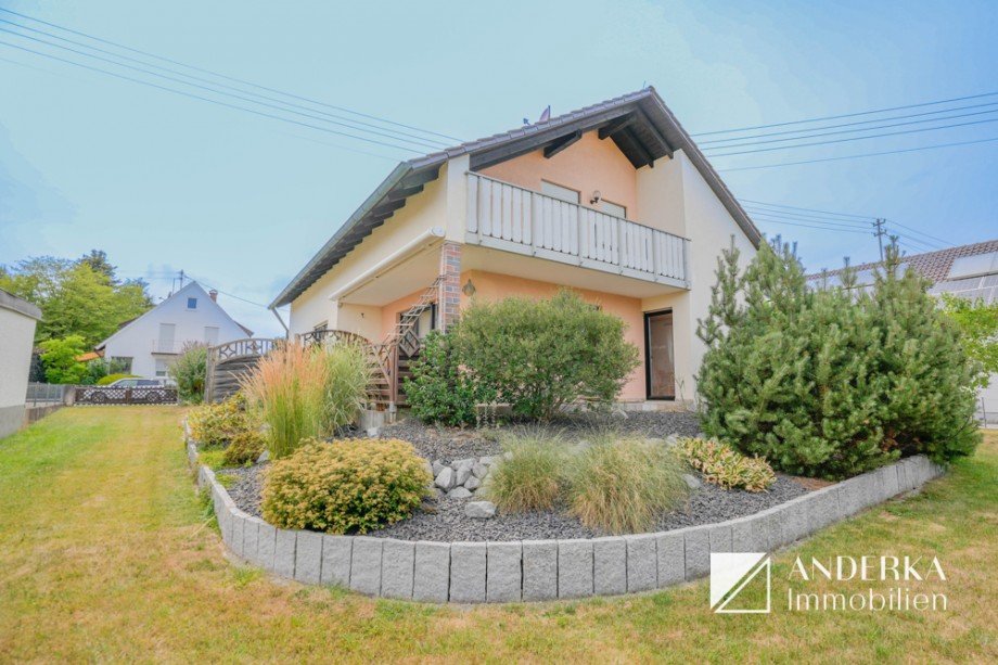 R�ckansicht Einfamilienhaus Ichenhausen / Oxenbronn