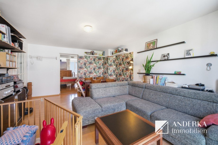 Wohnzimmer Etagenwohnung M�nchen