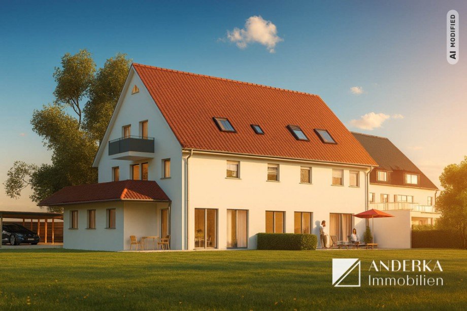 Au�envisualisierung Etagenwohnung Haunsheim