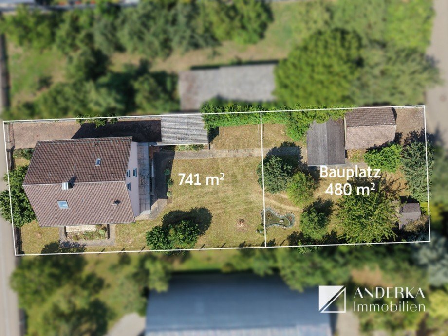 Luftaufnahme Zweifamilienhaus Leipheim