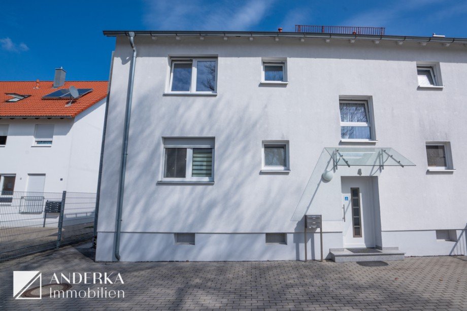 Au�enansicht Etagenwohnung Burgau