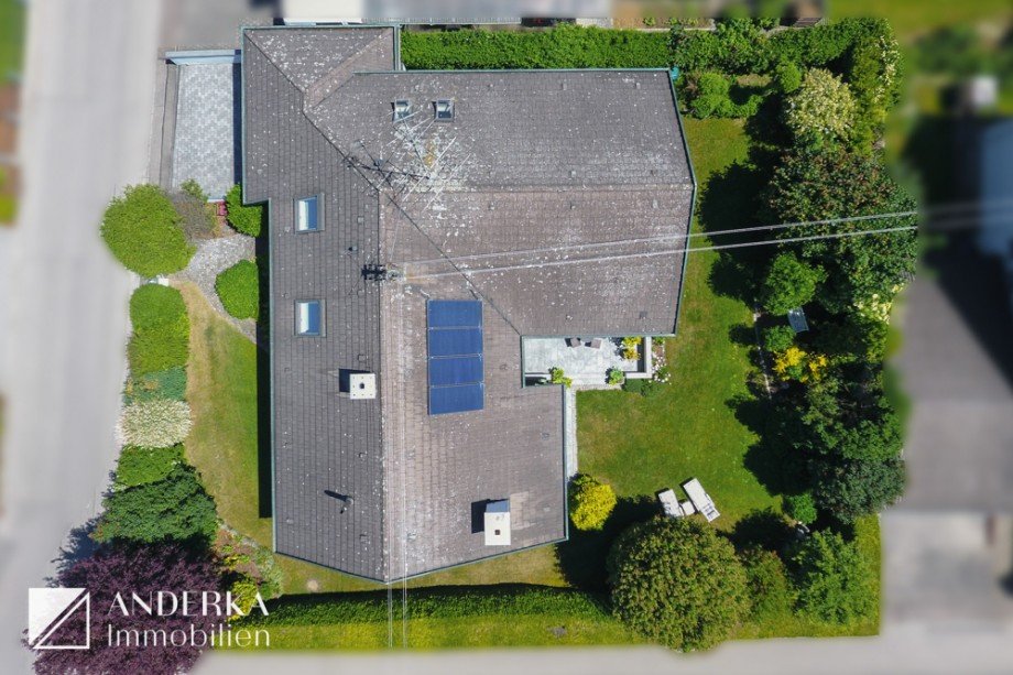 Vogelperspektive Einfamilienhaus Ursberg / Oberrohr