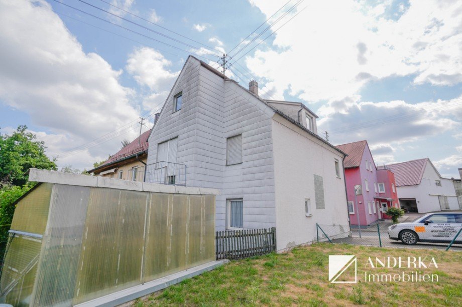 R�ckansicht Einfamilienhaus Ichenhausen